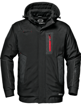 BLOUSON SOFTSHELL NOIR RESPIRABLE RENFORTS RIPSTOP