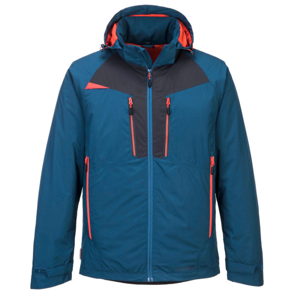 VESTE HIVER A CAPUCHE EN TISSU EXTENSIBLE – Image 2