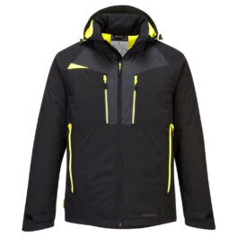 VESTE HIVER A CAPUCHE EN TISSU EXTENSIBLE