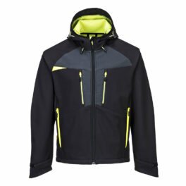 VESTE SOFTSHELL A CAPUCHE TISSU RIPSTOP