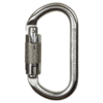 Mousqueton oval acier twistlock